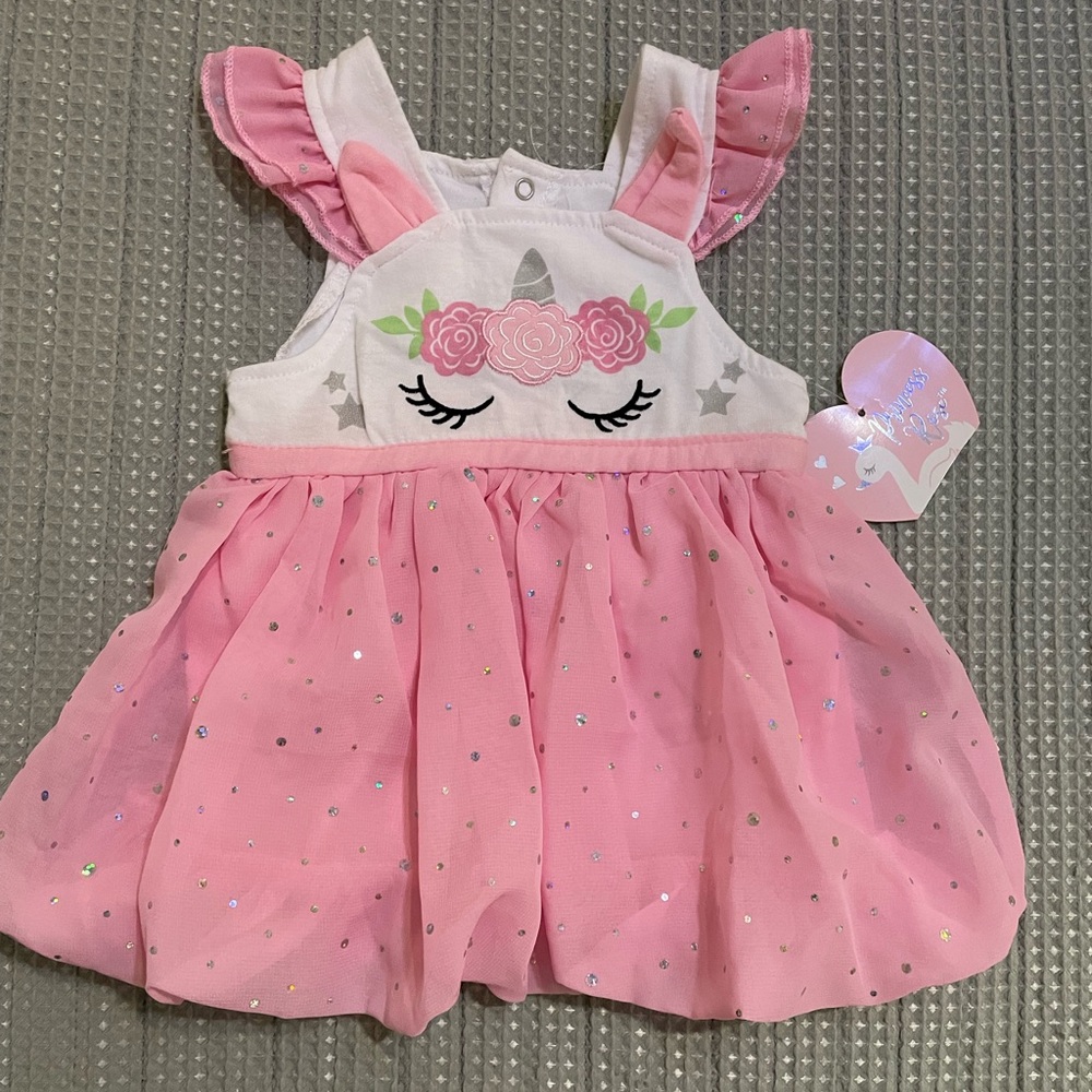 Princess Rose baby dress size 12M. Perfect condition, new with tags.